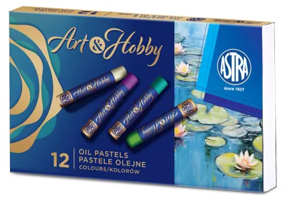 Zdjęcie produktu dla Pastele olejne 12 kolorów Art&Hobby Astra