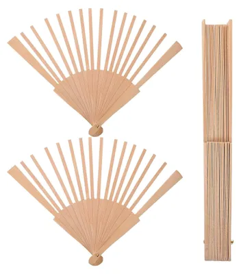 Produktbild von 3-teiliges Holzfächerrahmen Set für DIY-Projekte bei Hochzeiten und Festen