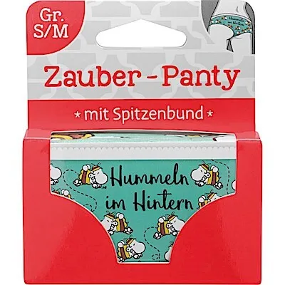 Produktbild von Sheepworld Damen 46956 Panty Hummeln, Größe S-M, Geschenkartikel Unterwäsche, Grün