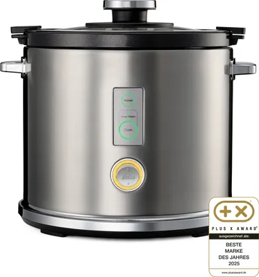 Produktbild von Solis Reiskocher, Dampfgarfunktion, 1,2 Liter, Warmhaltefunktion, beschichtet