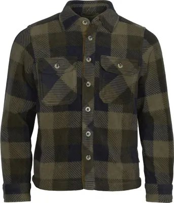 Produktbild von Pinewood 6063 Finnveden Canada Fleece Kids Hemd Grün/ Schwarz (101) 128