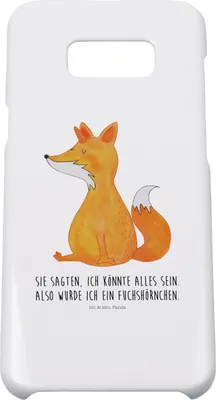 Produktbild von Mr. & Mrs. Panda Samsung Galaxy S8 plus Handyhülle  Einhorn Fuchs - Weiß - Geschenk, Fuchshörnchen, Füchse, Handy, Cover, Unicorn, Einhörner, Unicorns, Case, Hülle