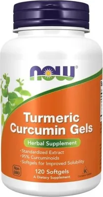 Produktbild von NOW Foods Kurkuma 120 Weichkapseln 899