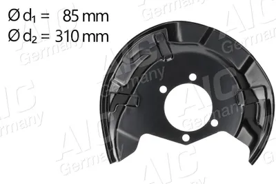 Produktbild von AIC 58268 Ankerblech Spritzblech Bremsscheibe für NISSAN Qashqai / Qashqai +2 I (J10, NJ10) Hinten Links
