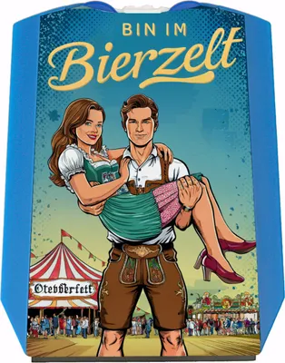 Produktbild von Bin im Bierzelt Parkscheibe Lederhose und Dirndl