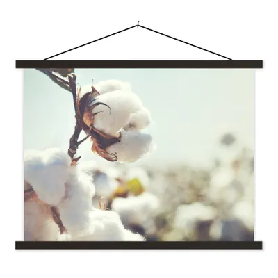 Produktbild von MuchoWow® Textilposter Pflanzen - Blume - Zweig - Natur 60x45 cm mit schwarzem Rahmen - Poster Schlafzimmer