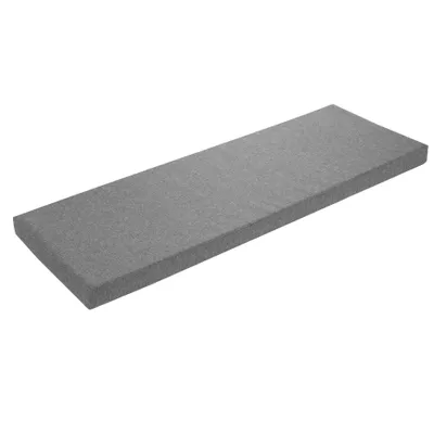 Obrázok produktu pre Vankúš na lavicu 120 x 40 cm, svetlosivý, protišmyková spodná strana, vankúš na lavicu, vankúš na sedenie na parapete, prateľný poťah, spanie
