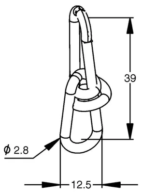 Produktbild von 30 Meter Niedax Knotenkette KCH 30