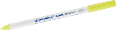 Image de edding 4600 stylo textile jaune fluo