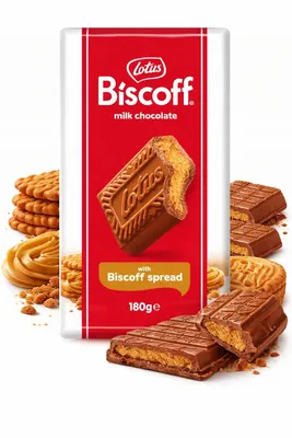 Produktbild von Lotus Biscoff Cream Milchschokolade 180 g – Original aus Belgien