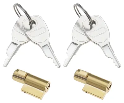 Productafbeelding van 2 STKS Trailer Hitch Koppelingsslot met 4 STKS Sleutels voor Aanhangers