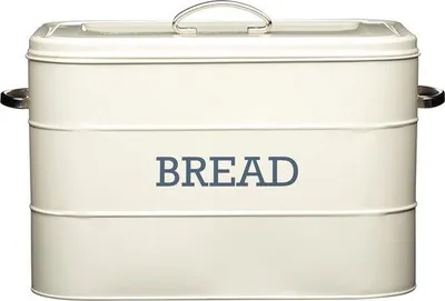 Produktbild von Famanu Brotdose Metall - Cremefarben, Vintage-Design