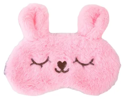 Produktbild von Niedliche Plüsch-Schlafmaske für Kinder, Schlafmaske für Mädchen, Schlafmaske für Kinder auf Reisen und zum Mittagsschlaf, Schlafmaske
