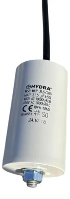 Obrázok produktu pre Kondenzátor 31,5 µF s káblom - priemer 45 x 94 mm