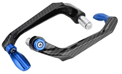Productafbeelding van Stuurremkoppeling - Aluminium remkoppelingshendel - Universele stuurbeschermer - Blauw - Motorfiets en scooter - Geschikt voor mountainbikes
