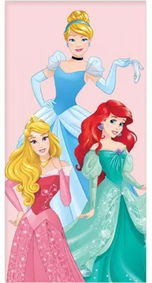 Produktbild von Disney Princess Duschtuch Strandtuch Badetuch 70 x 140 cm