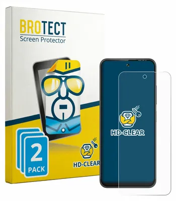 Produktbild von 2x Für Gigaset GP20 Schutzfolie BROTECT Displayschutz Display Schutz Folie Klar Transparent