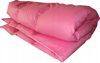 Produktbild von Daunendecke 140x200 cm rosa Winterdecke Gänsedaunen Baumwolle
