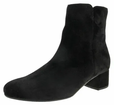 Produktbild von Gabor Damen Stiefelette Größe 41 schwarz Rauleder Blockabsatz 4,5 cm