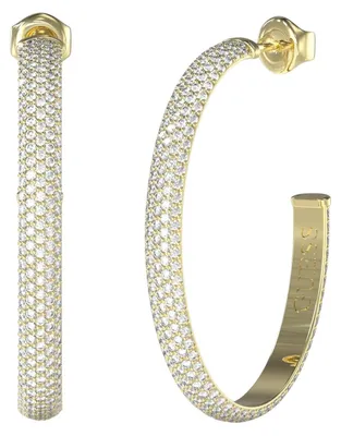 Produktbild von Guess JUBE06021JWYGT/U Damen Creolen Edelstahl Gold weiß