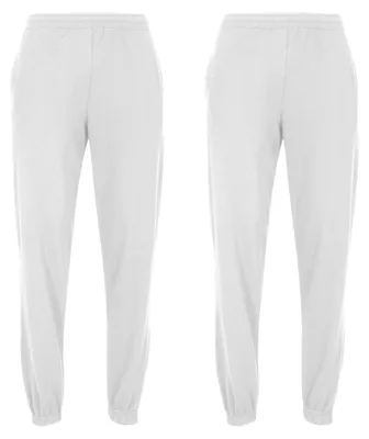 Produktbild von Doppelpack Fruit of the Loom Classic Elasticated Cuff Jog Pants + GRATIS MyShirt Stoffbeutel
