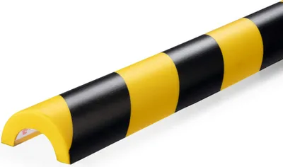 Produktbild von DURABLE Rohrschutzprofil P30, 1m, 1115130 gelb/schwarz