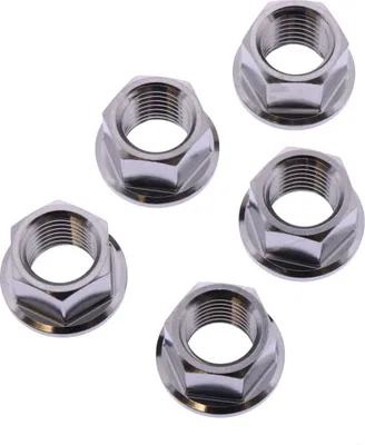 Produktbild von Set 5 Kronenmuttern M12x1.5 mm aus Edelstahl V4A