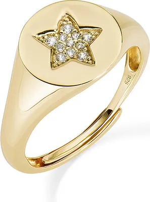 Produktbild von Fingerringen   Siegelring Amen Gold Verstellbar  Kollektion  - frau