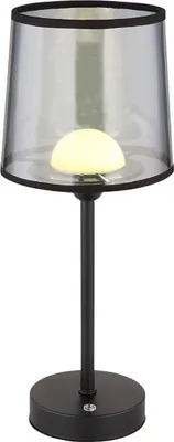 Produktbild von Tischlampe kabellos mit Akku Touch Dimmer Nachttischlampe Dimmbar Schwarz
