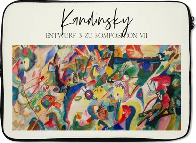 Obrázok produktu pre Puzdro na notebook 14 palcov Maľba - Wassily Kandinsky - Abstraktné Taška na notebook