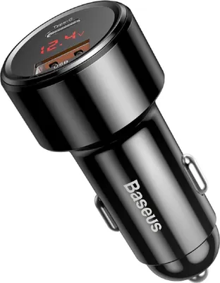 Obrázok produktu pre Baseus CCMLC20C-01, Auto, Zapaľovač, 20 V, Čierna