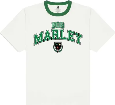 Obrázok produktu pre Bob Marley Collegiate Crest White M Tričko