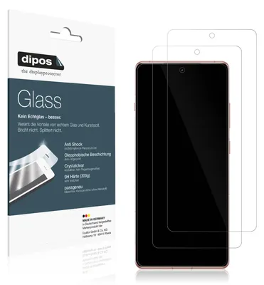 Produktbild von 2x Schutzfolie für OnePlus Ace3 - Anti-Shock 9H Folie dipos Glass Kunststoffglas