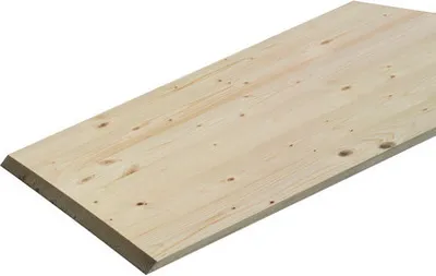 Produktbild von Leimholzplatte Fichte B/C 2000 x 300 x 18 mm