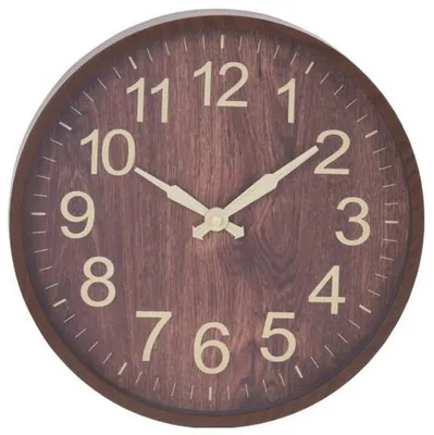 Produktbild von Wanduhr, große Zahlen, Ø 30,5 cm