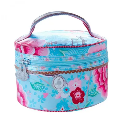 Produktbild von PIP STUDIO Beautycase MEDIUM blau Tasche Kosmetiktasche rund