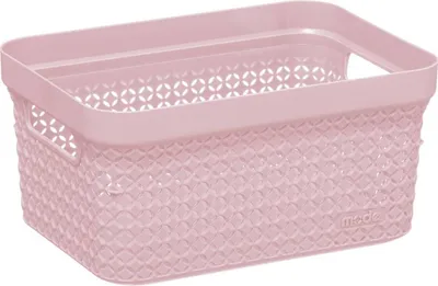 Zdjęcie produktu dla 5 five simply smart - Plastikowy kosz 17l "skandynawski" różowy