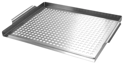 Image de bremermann grill plate 39,5 x 3 x 29 cm inox grill basket grill pan