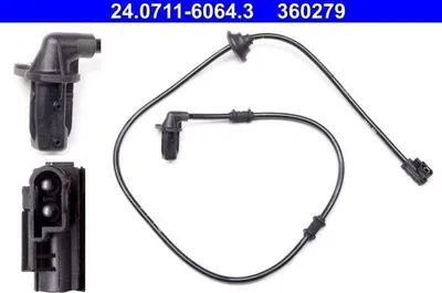 Produktbild von ATE ABS Sensor Raddrehzahl Hinten Rechts passend für MERCEDES-BENZ C-Klasse Limousine (W202) 24.0711-6064.3