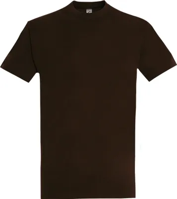 Image de SOLS Imperial T-shirt manches courtes pour homme PC290 (S) (Chocolat)