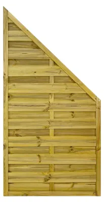 Produktbild von Ligna Gard Dichtzaun Lausanne gerade 90x180 cm Holzzaun Kiefer Kesseldruckimprägniert 44x44 mm Rahmen
