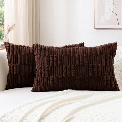Produktbild von Omgoods – Set aus 2 Kissenbezügen im Boho-Stil, 40 x 60 cm