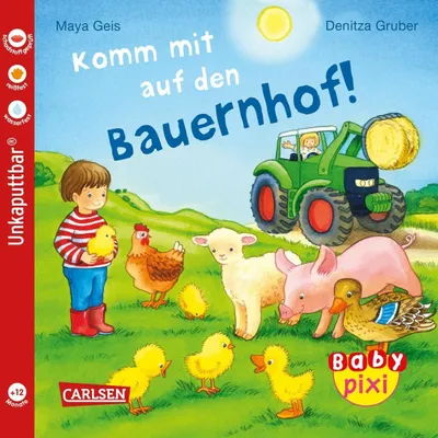 Immagine prodotto di Pixi|Carlsen Baby Pixi (unkaputtbar) 61: Komm mit auf den Bauernhof!