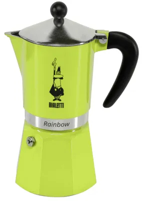 Produktbild von Bialetti Rainbow, 0,27 l, Aluminium, Thermoplast, Grün, 220 mm, 9,5 cm