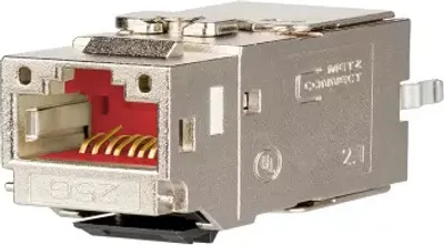 Produktbild von METZ CONNECT 130B21-25-E, RJ45, Metallisch, Gerade, 14,7 mm, 20 mm, 1 Stück(e)