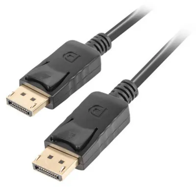 Produktbild von LANBERG DISPLAYPORT M/M 19 PIN V1.2 KABEL 0,5m 4K schwarz