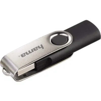 A studio shot of a USB flash drive.
