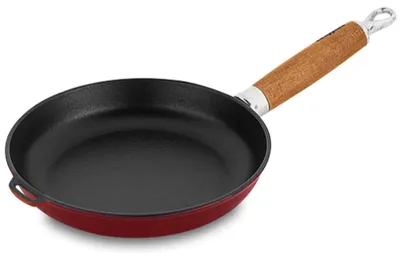 Image de Poêle fonte émaillée 28cm rouge - Chasseur - 313003 -