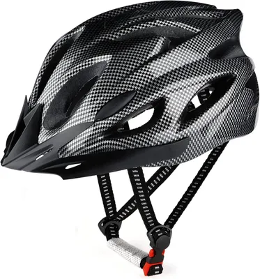 Zdjęcie produktu dla Kask rowerowy 58-61 cm, MTB, zdejmowany daszek, regulowana wyściółka, dla dorosłych