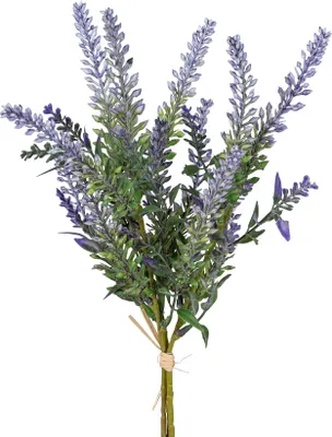 Produktbild von künstlicher Lavendel mit Bündel H. 38cm lila grün Formano Kunstblumen